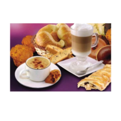 National - Overlay, Coffee and Breakfast, 24.375 x 24.5 inch