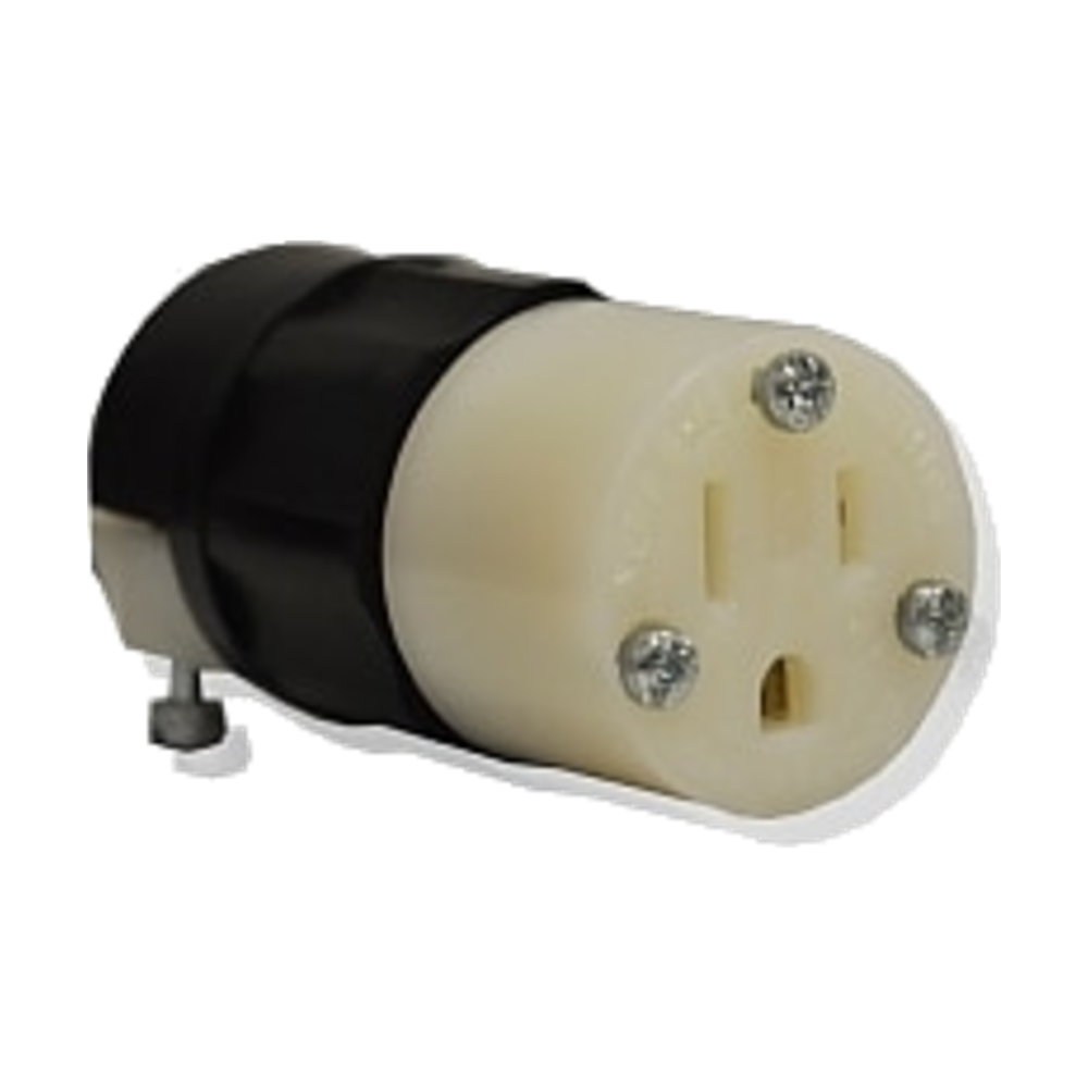 Universal - Female Ground Plug, 15 Amp, 12-3 Cord
