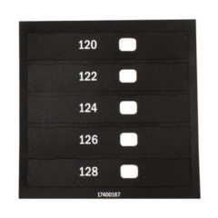 Automatic Products - Snack Tray Selection Tabs 120-128, 130