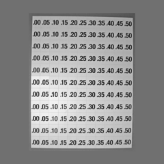 AMS - Price Labels, $0 to $1, AMS 35, 39