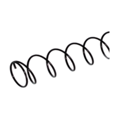 AMS - Spiral, 7 Count, Right Hand, Clockwise, Black, Candy