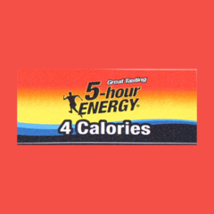 Universal - Energy Drink Label, 5 Hour Energy Slot