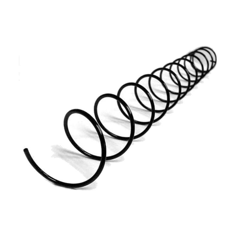 AMS - Spiral, 10 Count, Right Hand, Clockwise, Black, Candy