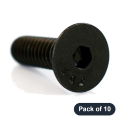 Universal - Flat Head Socket Cap Screw, 1/4-20 x 7/8 inch (Pack of 10)