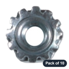 Universal - Keps Nut, 10-32, Built-In Lock Washer (Pack of 10)