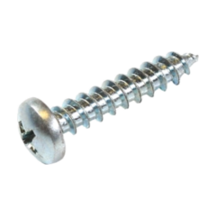 Universal - Sheet Metal Screw, No. 10 x 1 inch, Phillips Pan Head, Zinc