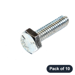 Universal - Hex Head Bolt, 1/4-20 x 1 inch (Pack of 10)