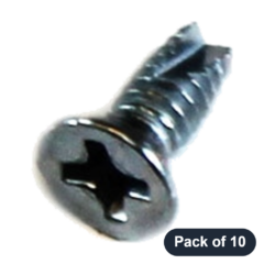 Universal - Screw, 6-32 x 3/8 Phillips Flat Head Thread Cutter (Pack of 10)