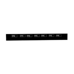 Universal - Label, 7 Motor Tray, Selections 170-176