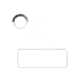 Royal - Instruction Decal, Horizontal Coin Insert