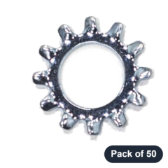 Universal - Lock Washer, 5/16 External Tooth, Zinc (Pack of 50)