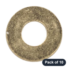 Universal - Washer, 1/2 inch Brass (Pack of 10)