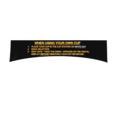 N and W - Label, Use Your Own Mug, Brio 250