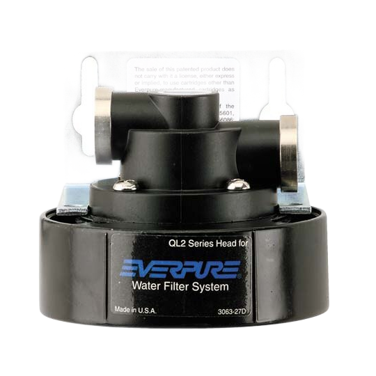 Everpure - QL2 Economy Filter Head, No Shut-Off