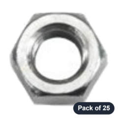 Universal - Hex Nut, M4 Stainless (Pack of 25)