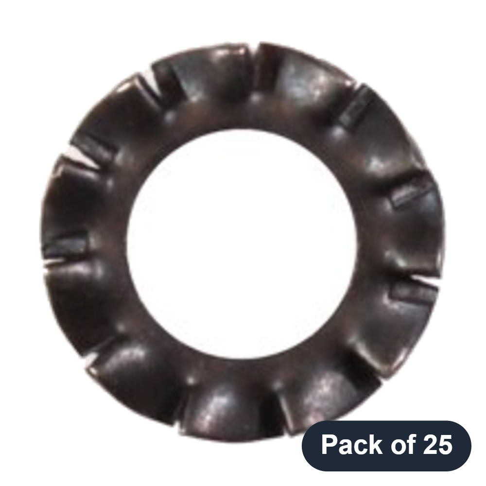 Universal - Lock Washer, M5 Serrated (Pack of 25)