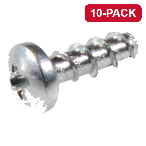 Vendo - Pan Head Screw, 8-10 x 1/2 (Pack of 10)