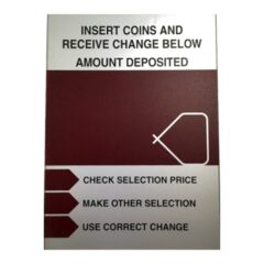 Automatic Products - Instruction Plate, 6000/7000