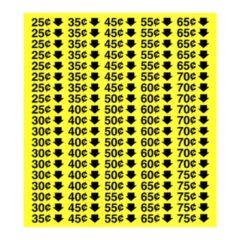 Royal - Price Decal, .25 to .75, 931248