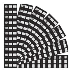 National - Item Label Set, 448, 449, 471 and 472